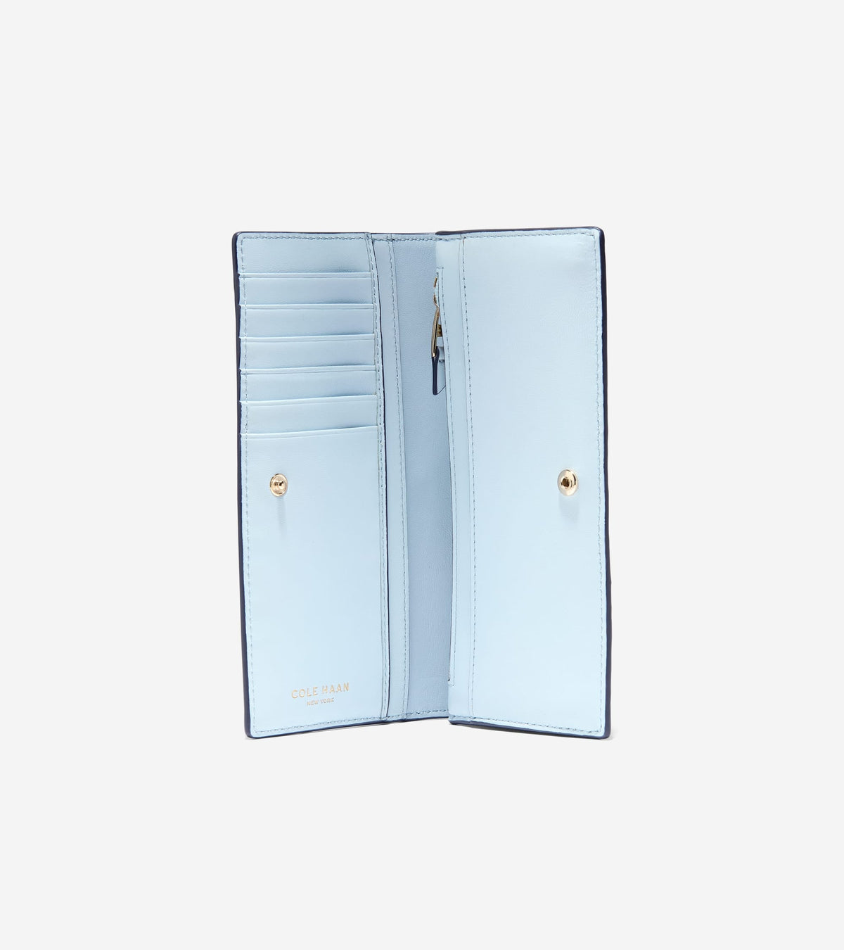 Women's Esme Vertical Wallet in Blue | Cole Haan