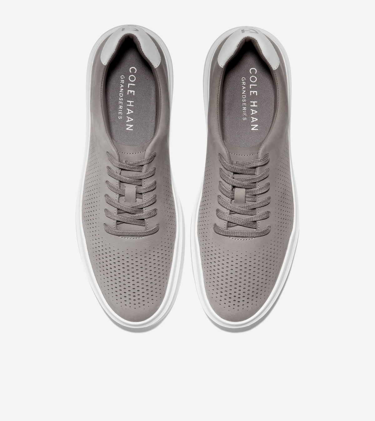Men's GrandPrø Rally Laser Cut Sneakers in Grey | Cole Haan