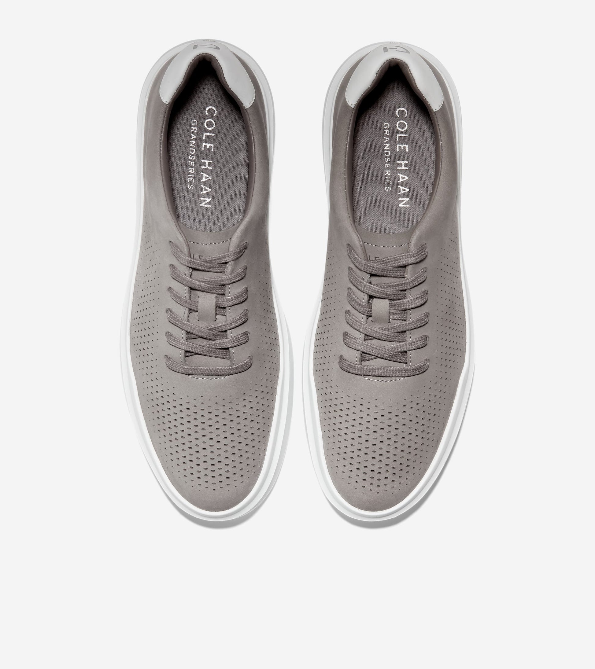 Men's GrandPrø Rally Laser Cut Sneakers in Grey | Cole Haan