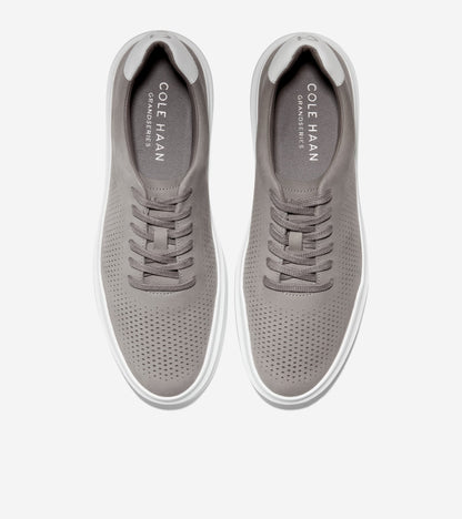 Men's GrandPrø Rally Laser Cut Sneakers in Grey | Cole Haan