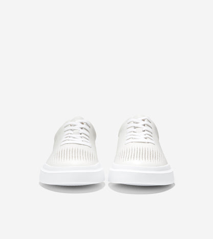Men's GrandPrø Rally Laser Cut Sneakers in White | Cole Haan