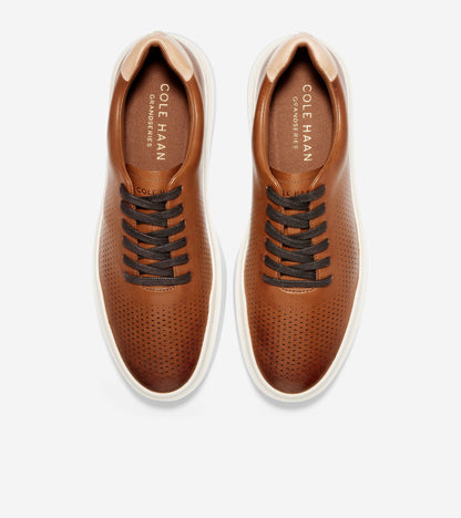 Men's GrandPrø Rally Laser Cut Sneakers in Brown | Cole Haan