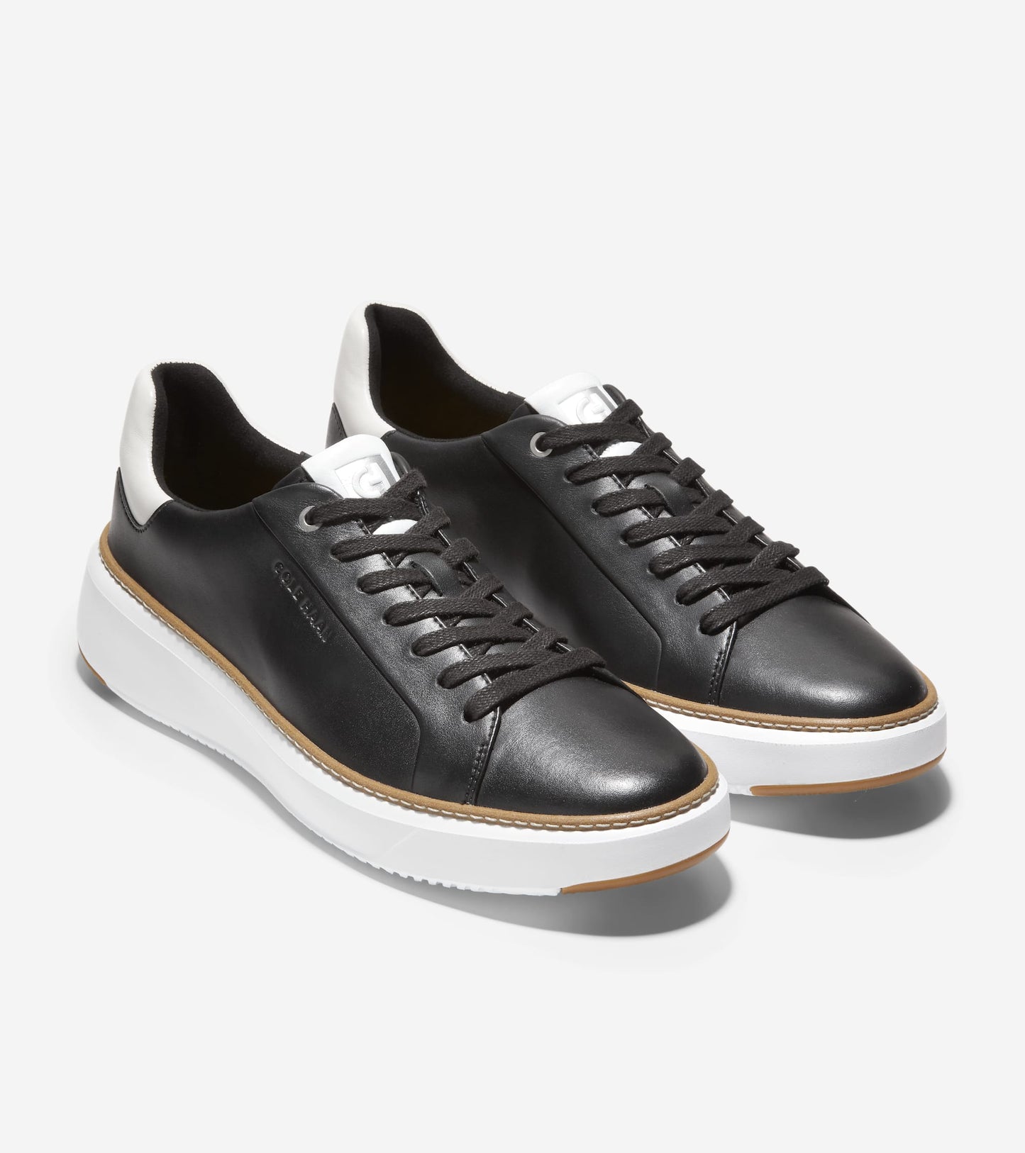 Men's GrandPrø Topspin Sneakers in Black | Cole Haan
