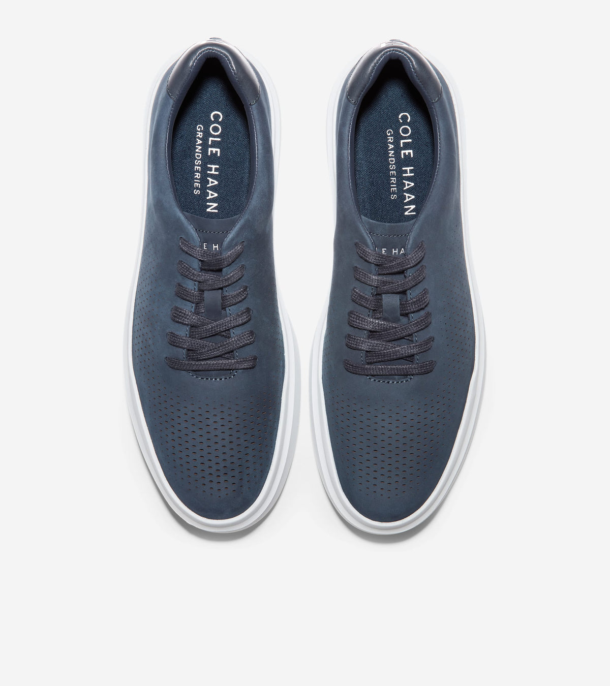 Men's GrandPrø Rally Laser Cut Sneakers in Blue | Cole Haan