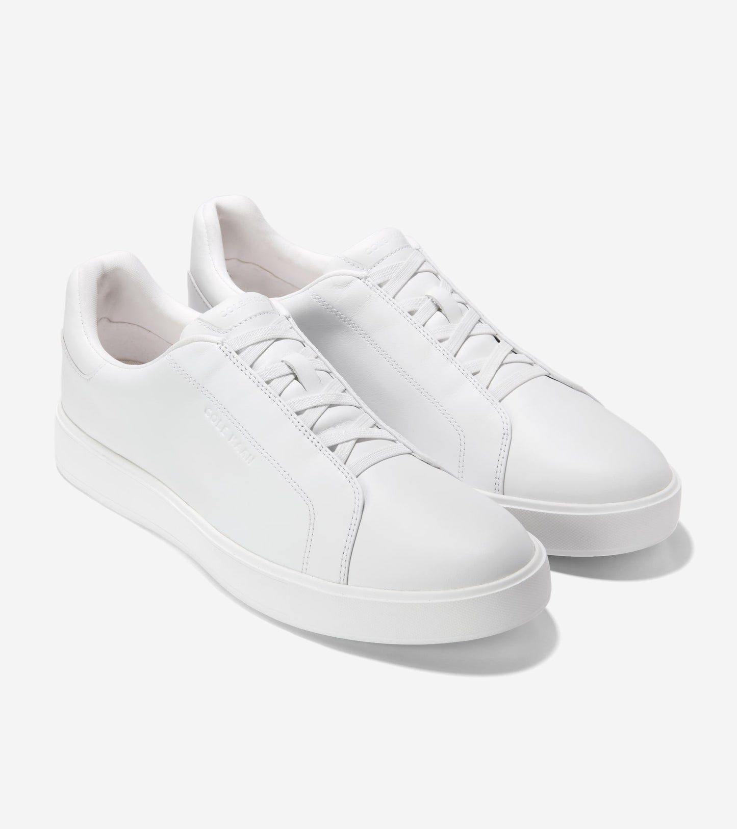 Men's GrandPrø Luxe Slip-On Sneakers in White | Cole Haan