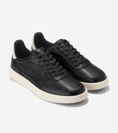 Men's Grand Crosscourt Daily Court Sneakers in Black | Cole Haan