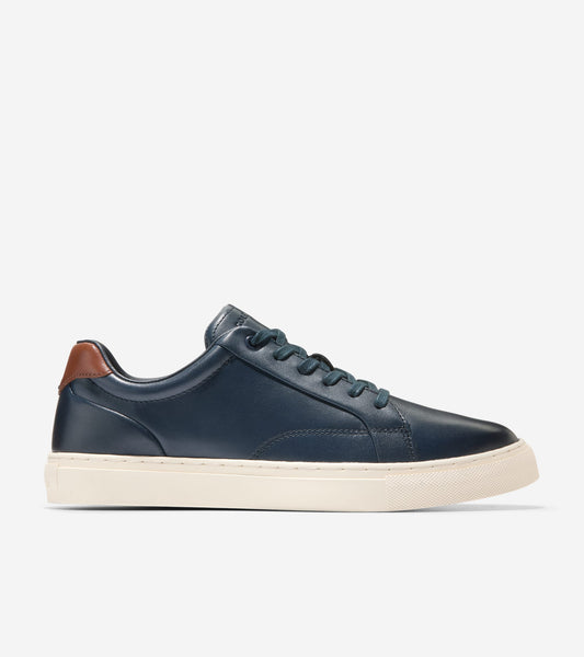 Men's Grand Kittery Court Sneakers in Blue | Cole Haan