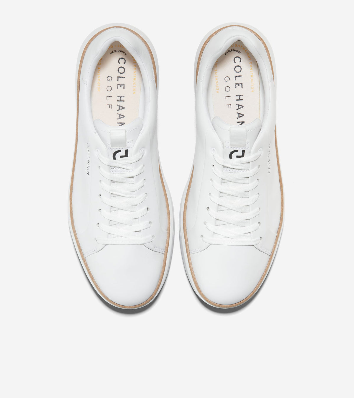 Men's GrandPrø Topspin Golf Shoes in White | Cole Haan