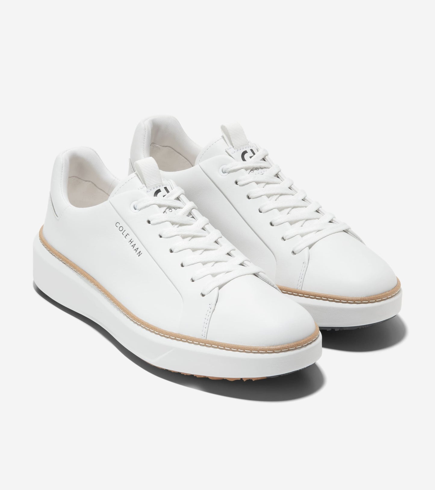 Men's GrandPrø Topspin Golf Shoes in White | Cole Haan