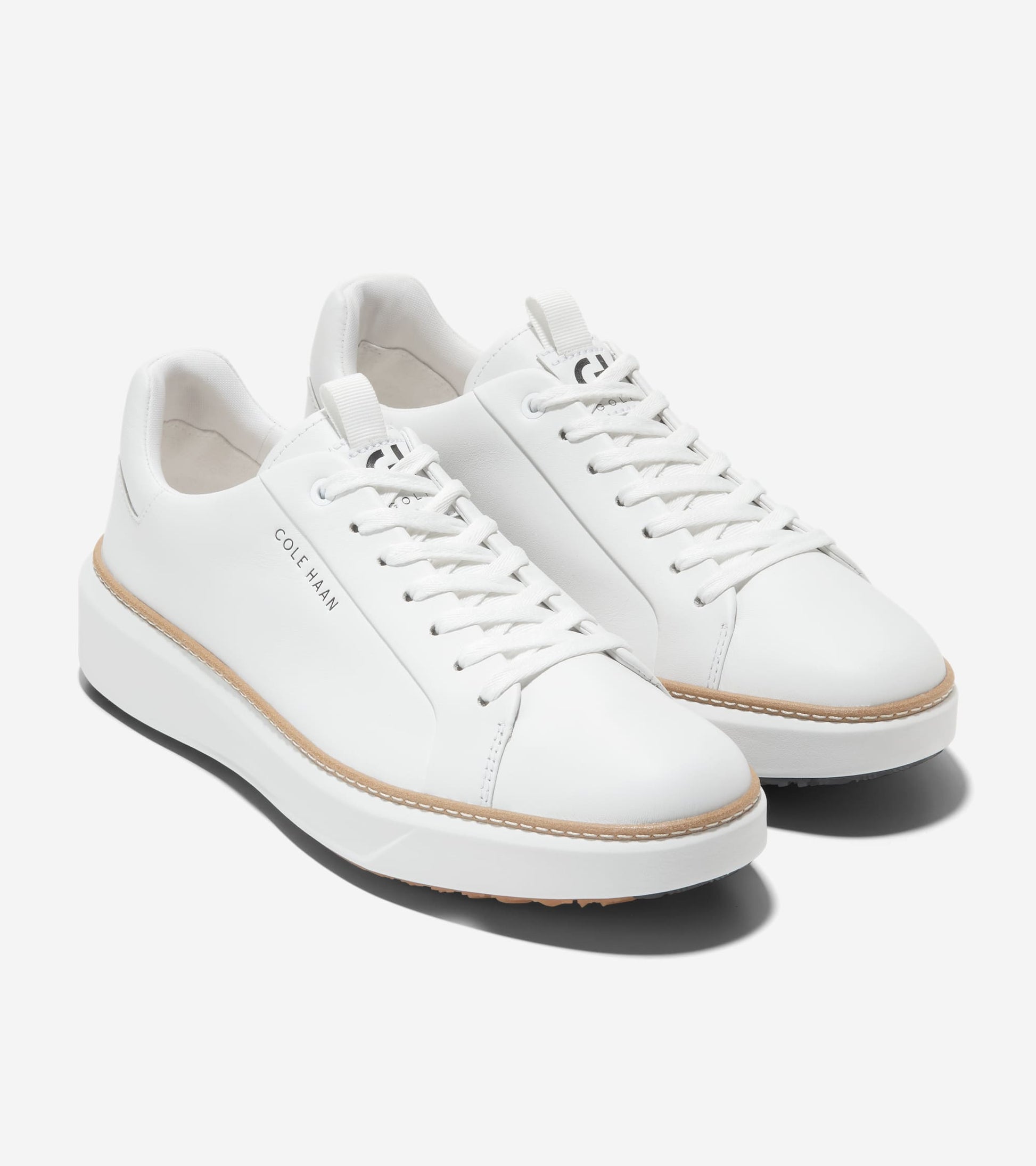 Men's GrandPrø Topspin Golf Shoes in White | Cole Haan