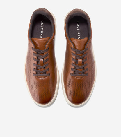 Men's Grand Crosscourt Daily Laser Sneakers in Brown | Cole Haan