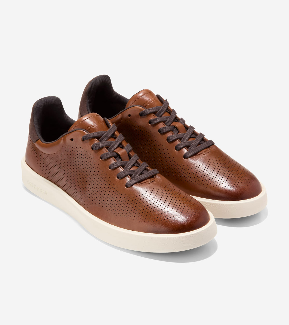 Men's Grand Crosscourt Daily Laser Sneakers in Brown | Cole Haan
