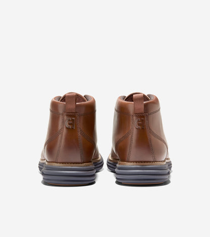 Men's ØriginalGrand Remastered Waterproof Chukka Boots in Brown | Cole Haan