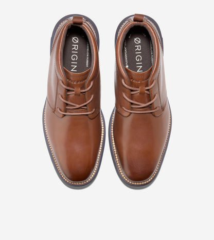 Men's ØriginalGrand Remastered Waterproof Chukka Boots in Brown | Cole Haan
