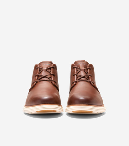 Men's ØriginalGrand Remastered Waterproof Chukka Boots in Brown | Cole Haan