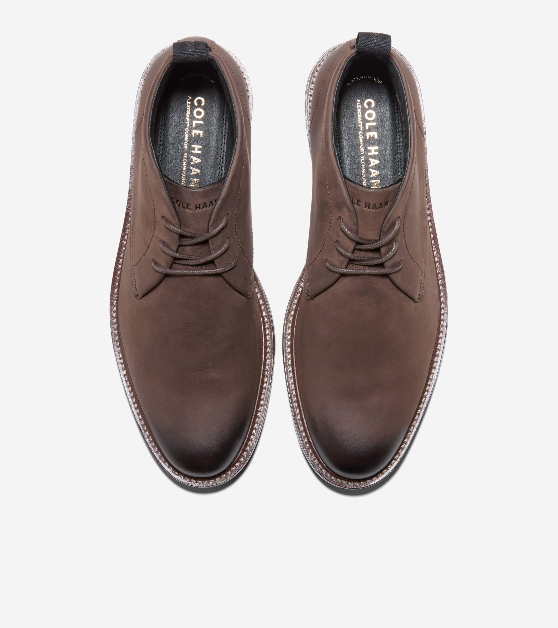 Men's Roundhill Grand Waterproof Chukka Boots in Brown | Cole Haan