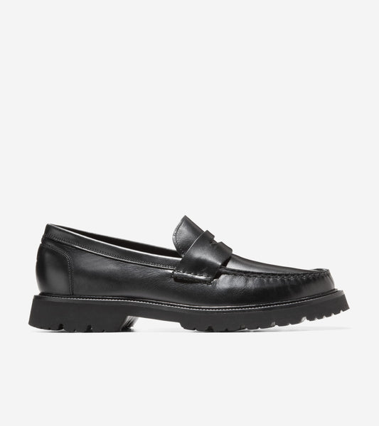 Men's American Classics Penny Loafers in Black | Cole Haan