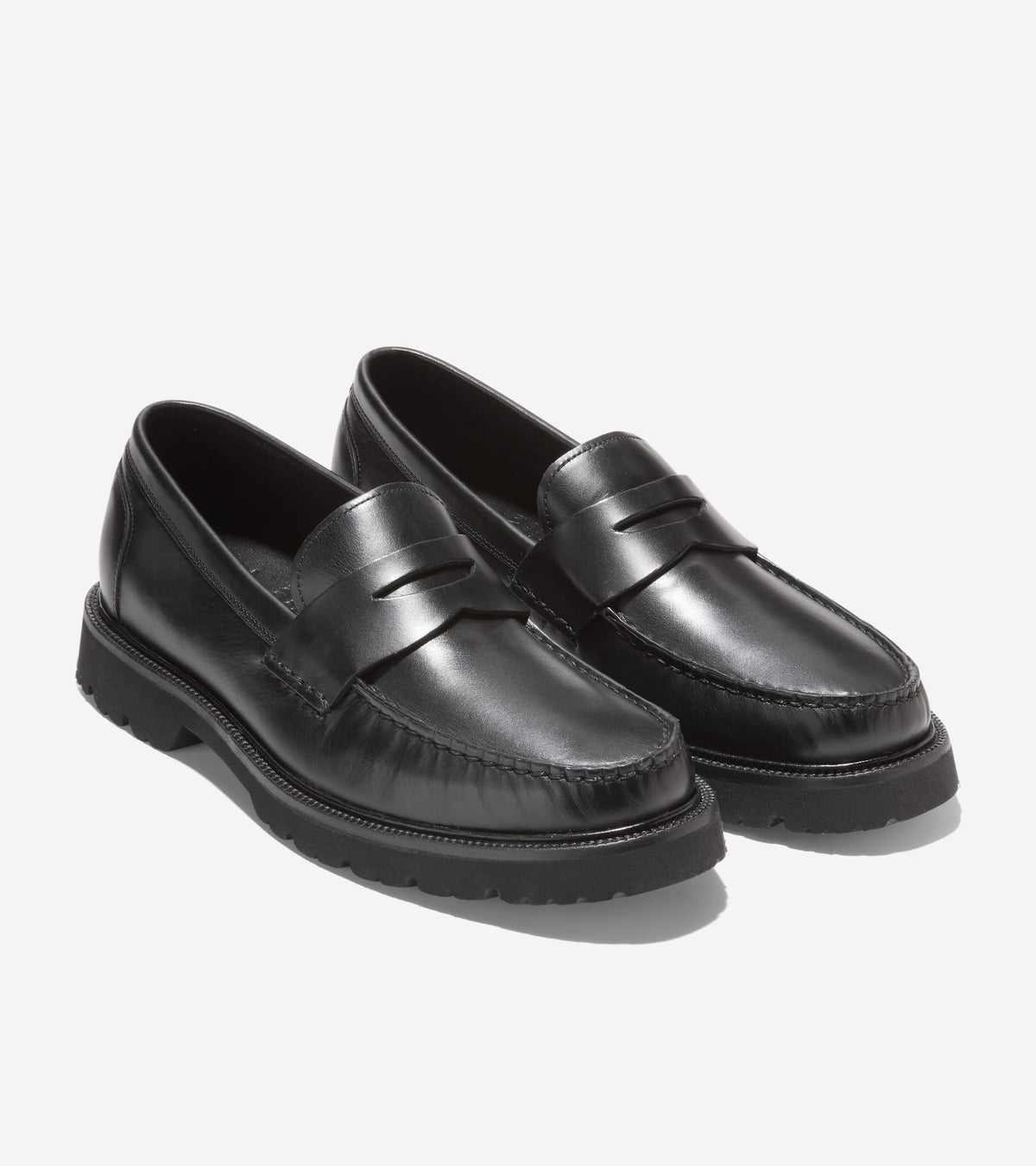 Men's American Classics Penny Loafers in Black | Cole Haan