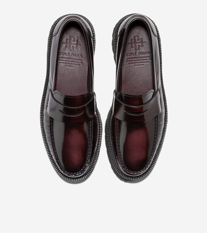 Men's American Classics Penny Loafers in Red | Cole Haan