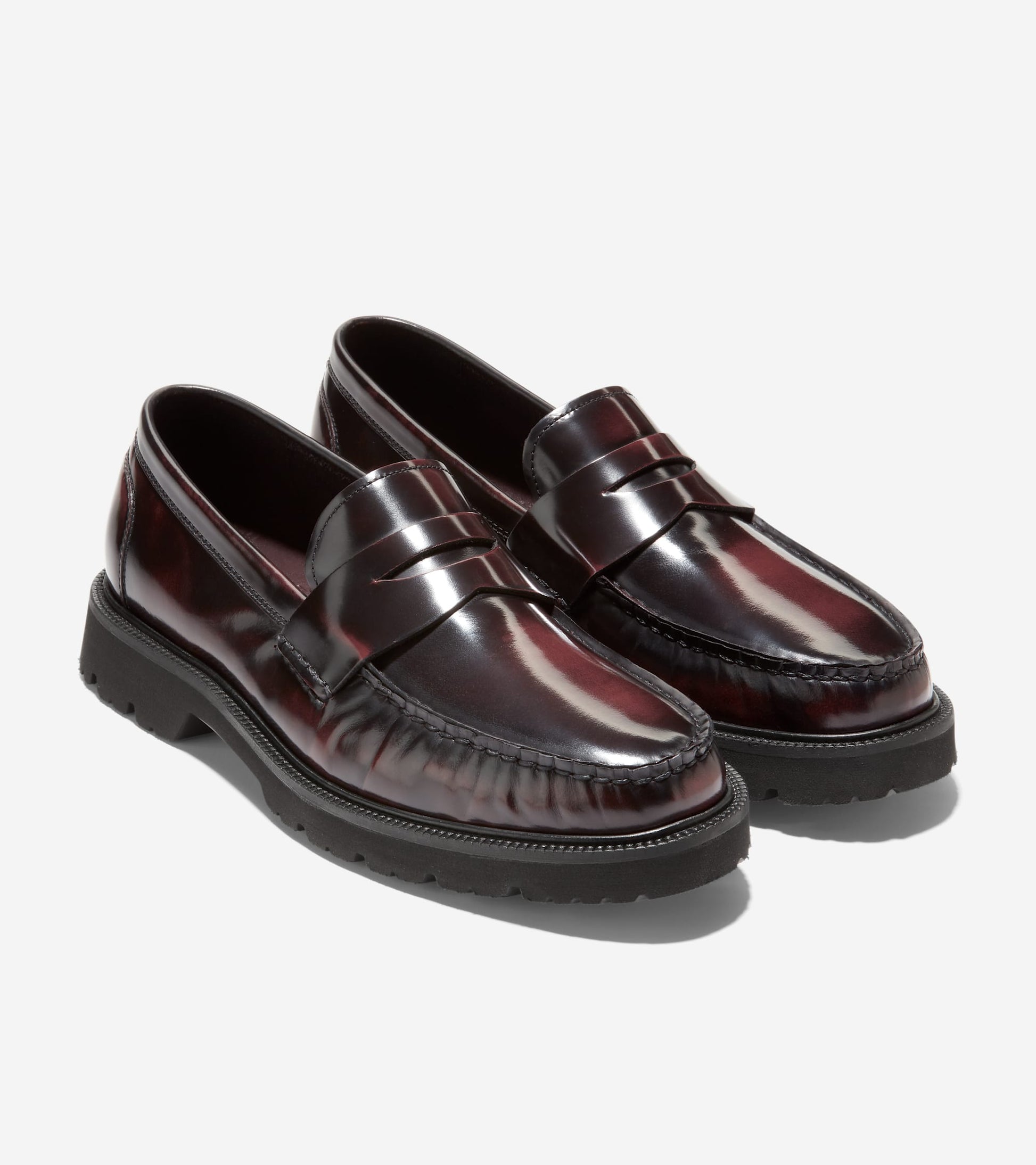 Men's American Classics Penny Loafers in Red | Cole Haan