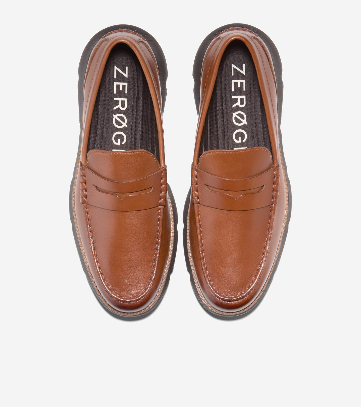 Men's 4.ZERØGRAND Penny Loafers in Brown | Cole Haan