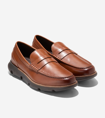 Men's 4.ZERØGRAND Penny Loafers in Brown | Cole Haan