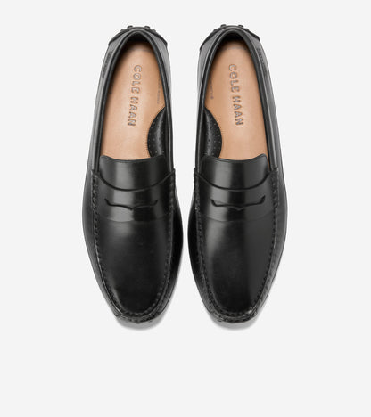 Men's Davies Grand Penny Driving Shoes in Black | Cole Haan