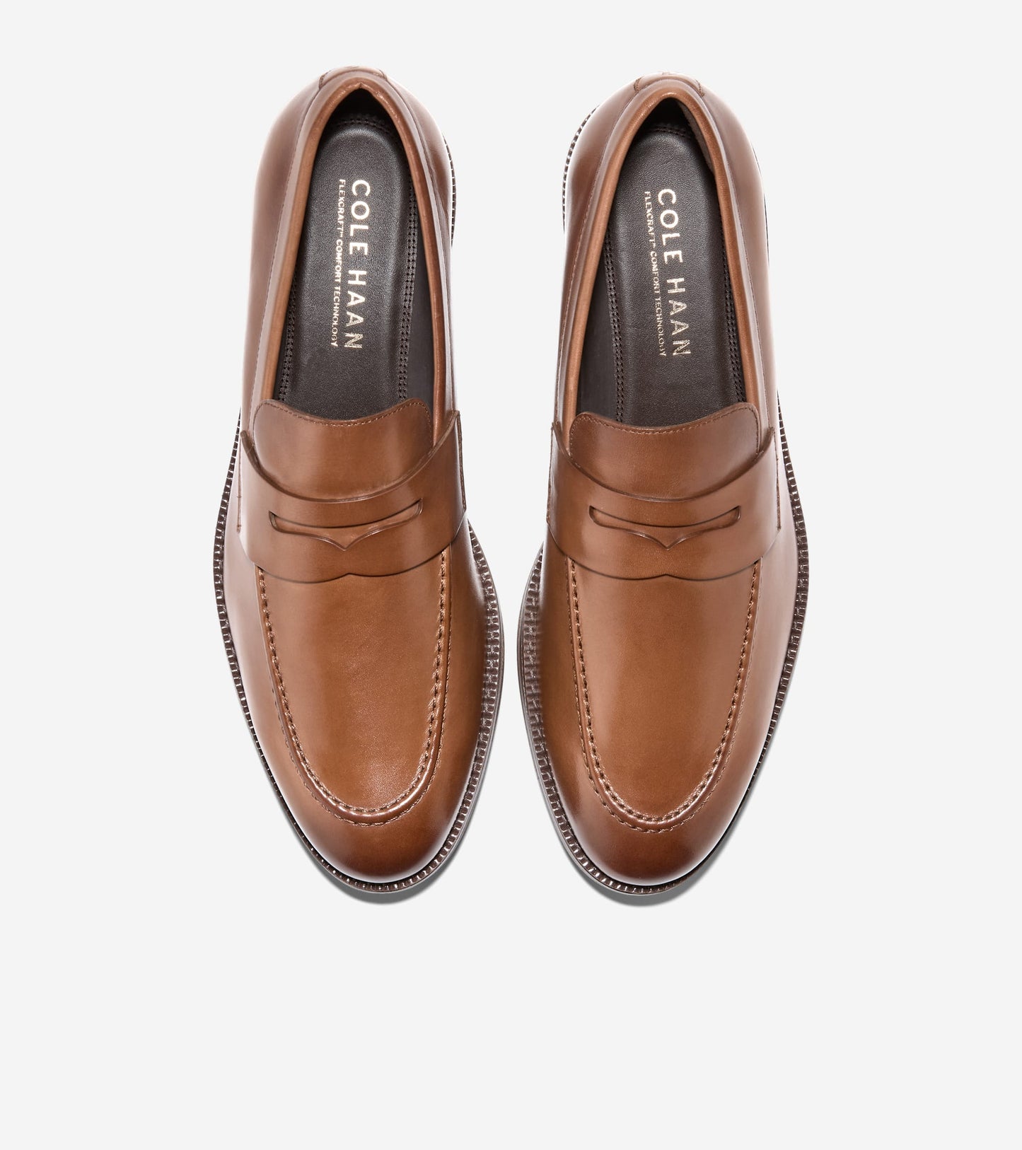 Men's Ledley Grand Penny Loafers in Brown | Cole Haan