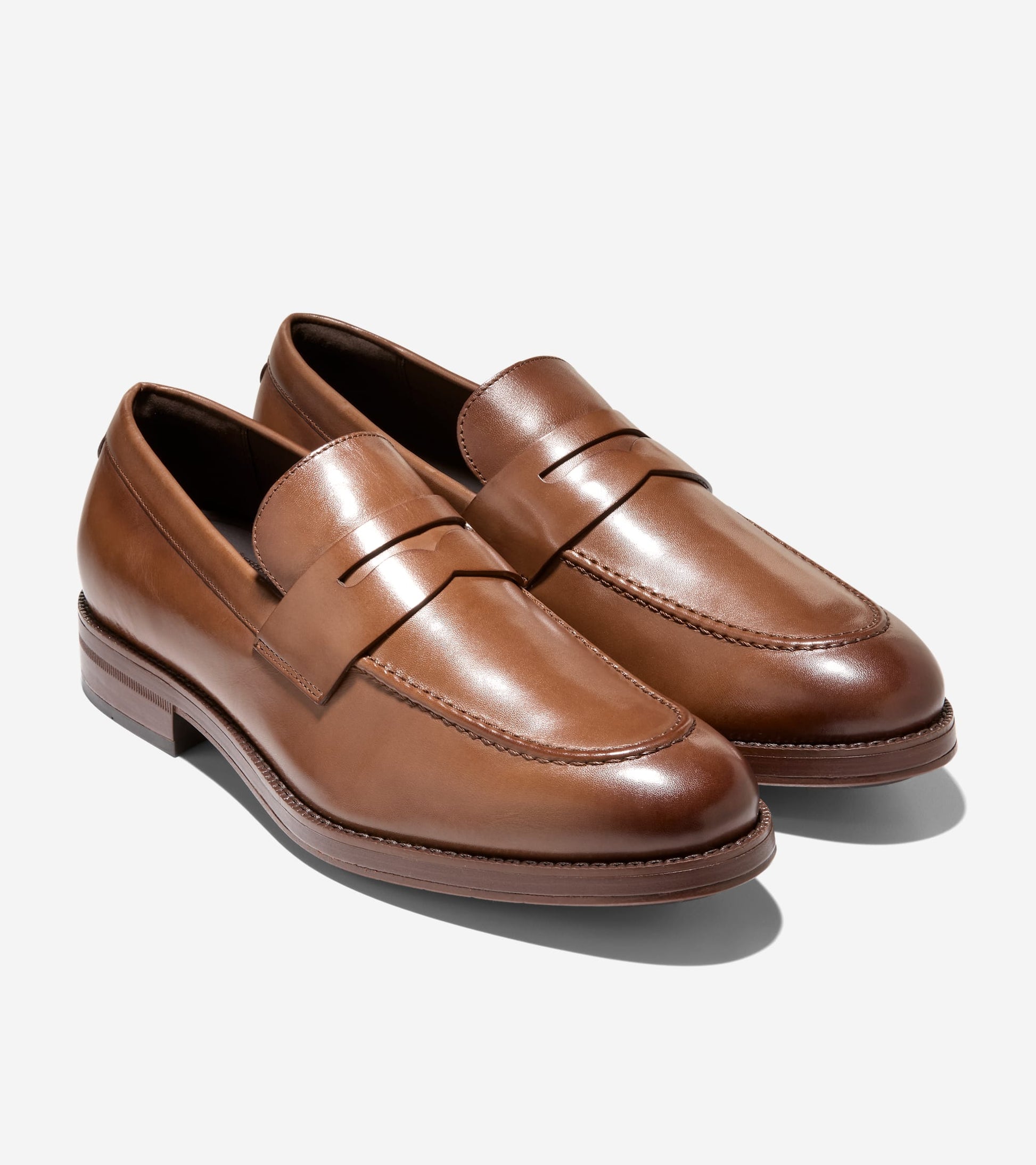 Men's Ledley Grand Penny Loafers in Brown | Cole Haan