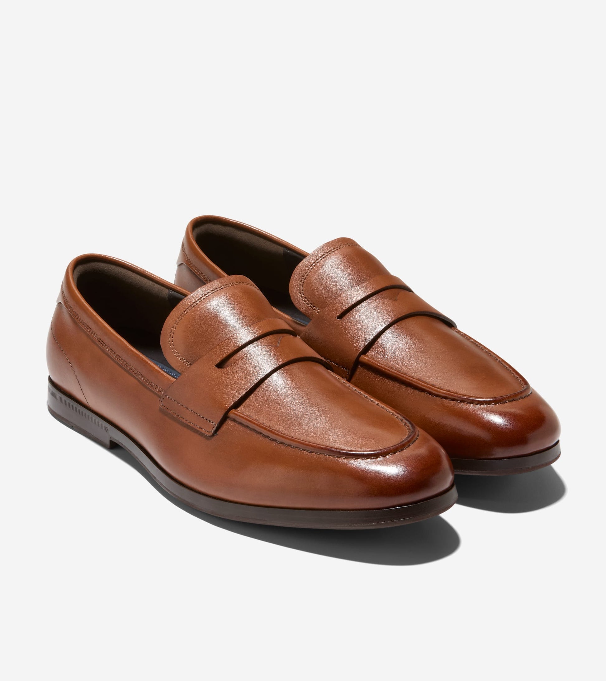 Men's Wyeth Grand Penny Loafers in Brown | Cole Haan