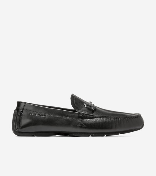 Men's Donohue Grand Bit Driving Loafers in Black | Cole Haan
