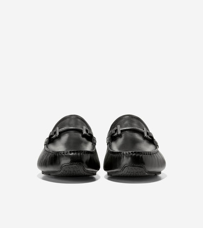 Men's Donohue Grand Bit Driving Loafers in Black | Cole Haan