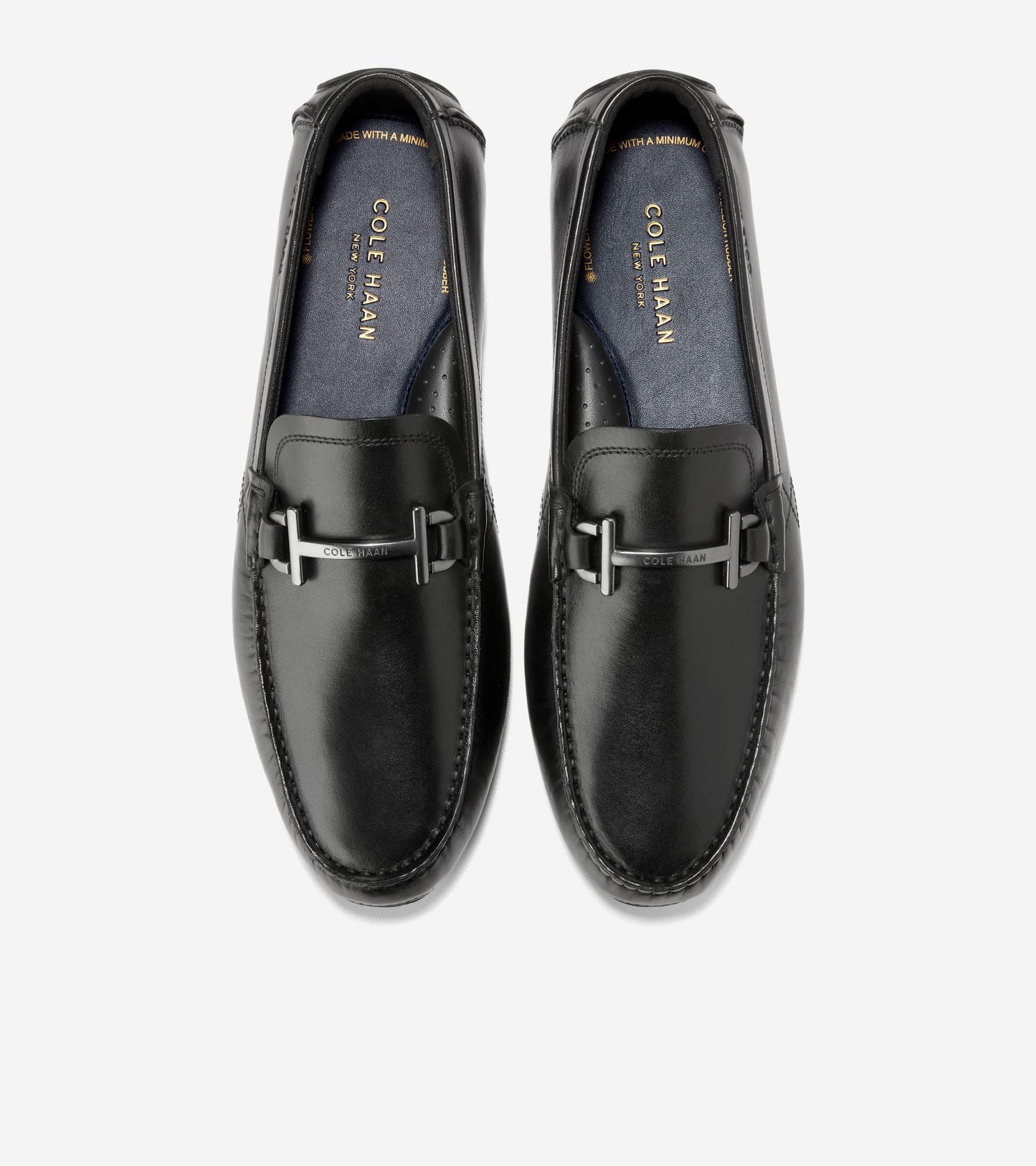 Men's Donohue Grand Bit Driving Loafers in Black | Cole Haan