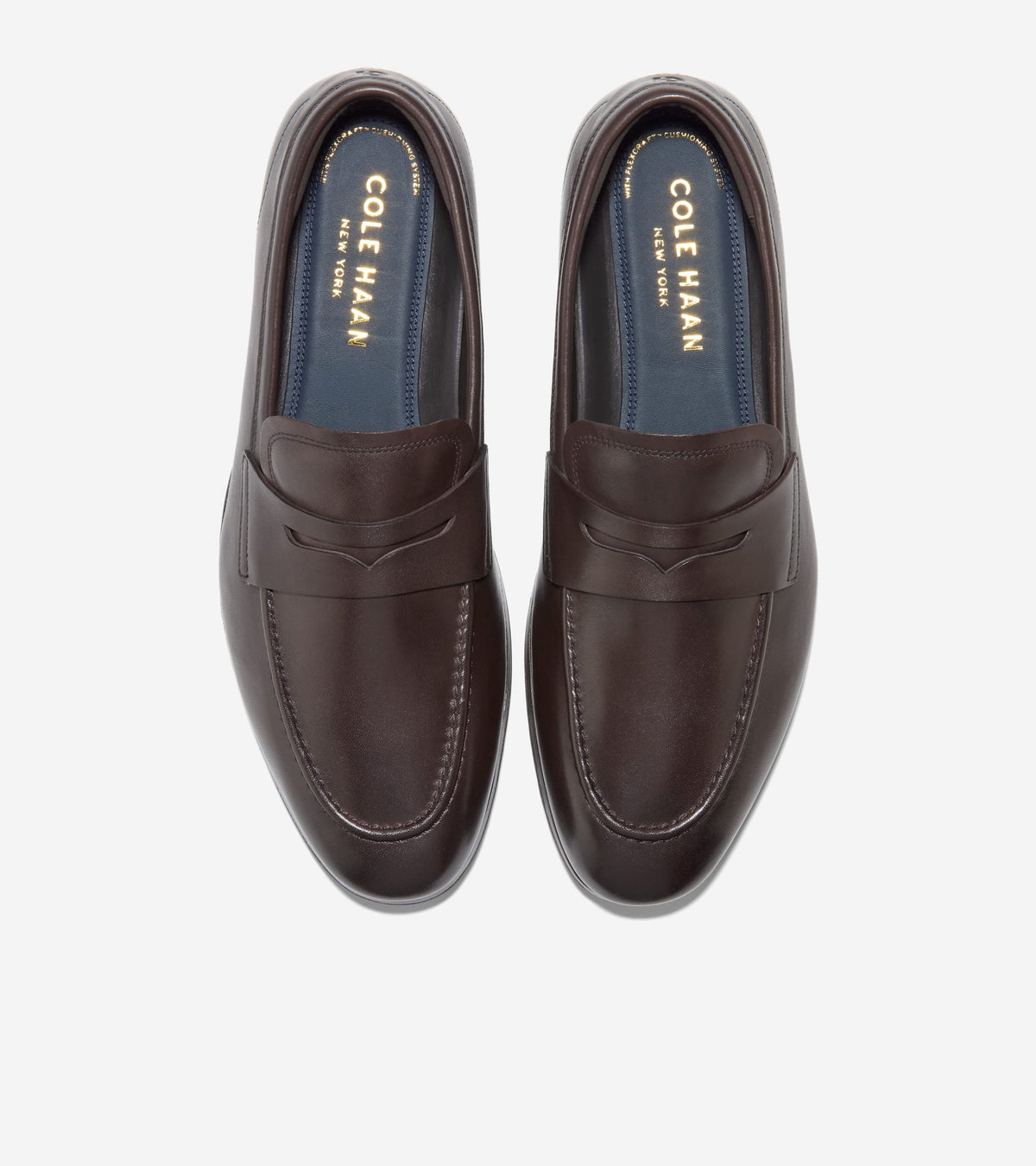 Men's Wyeth Grand Penny Loafers in Brown | Cole Haan
