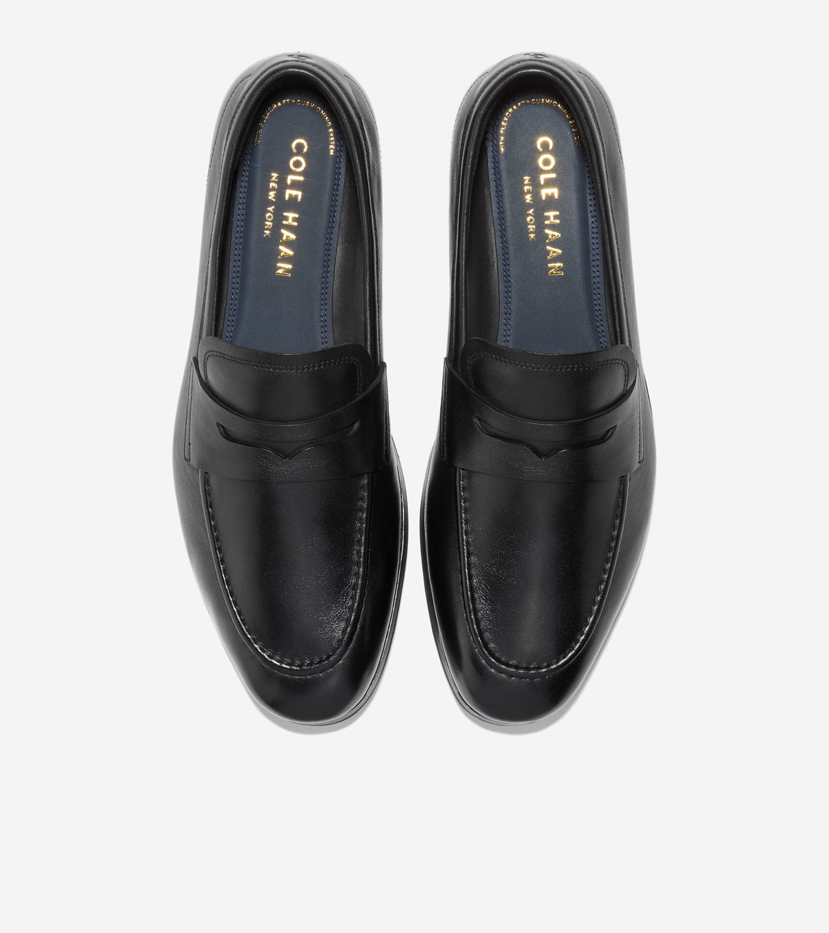 Men's Wyeth Grand Penny Loafers in Black | Cole Haan