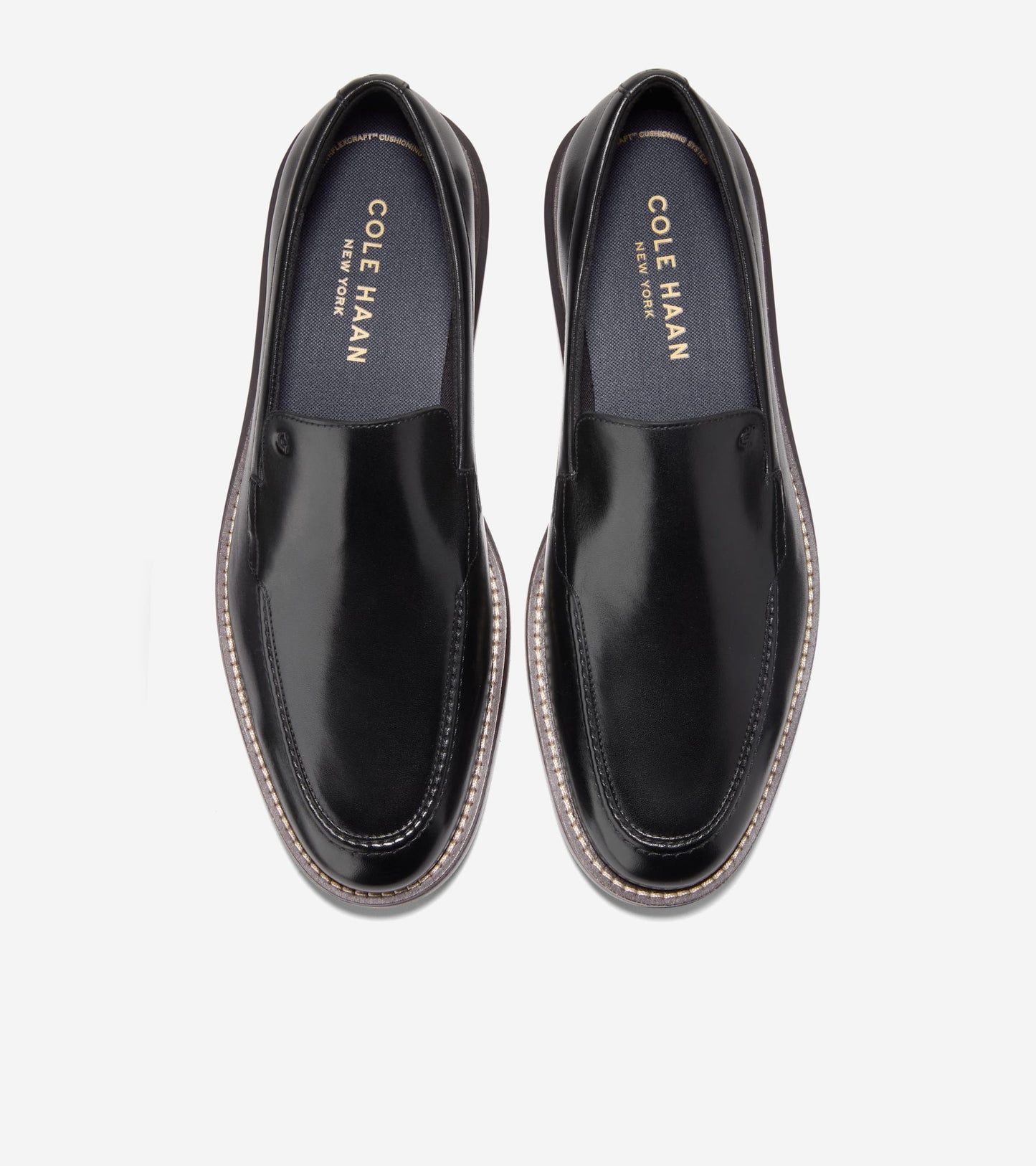 Men's Grand Neoclassic Venetian Loafers in Black | Cole Haan