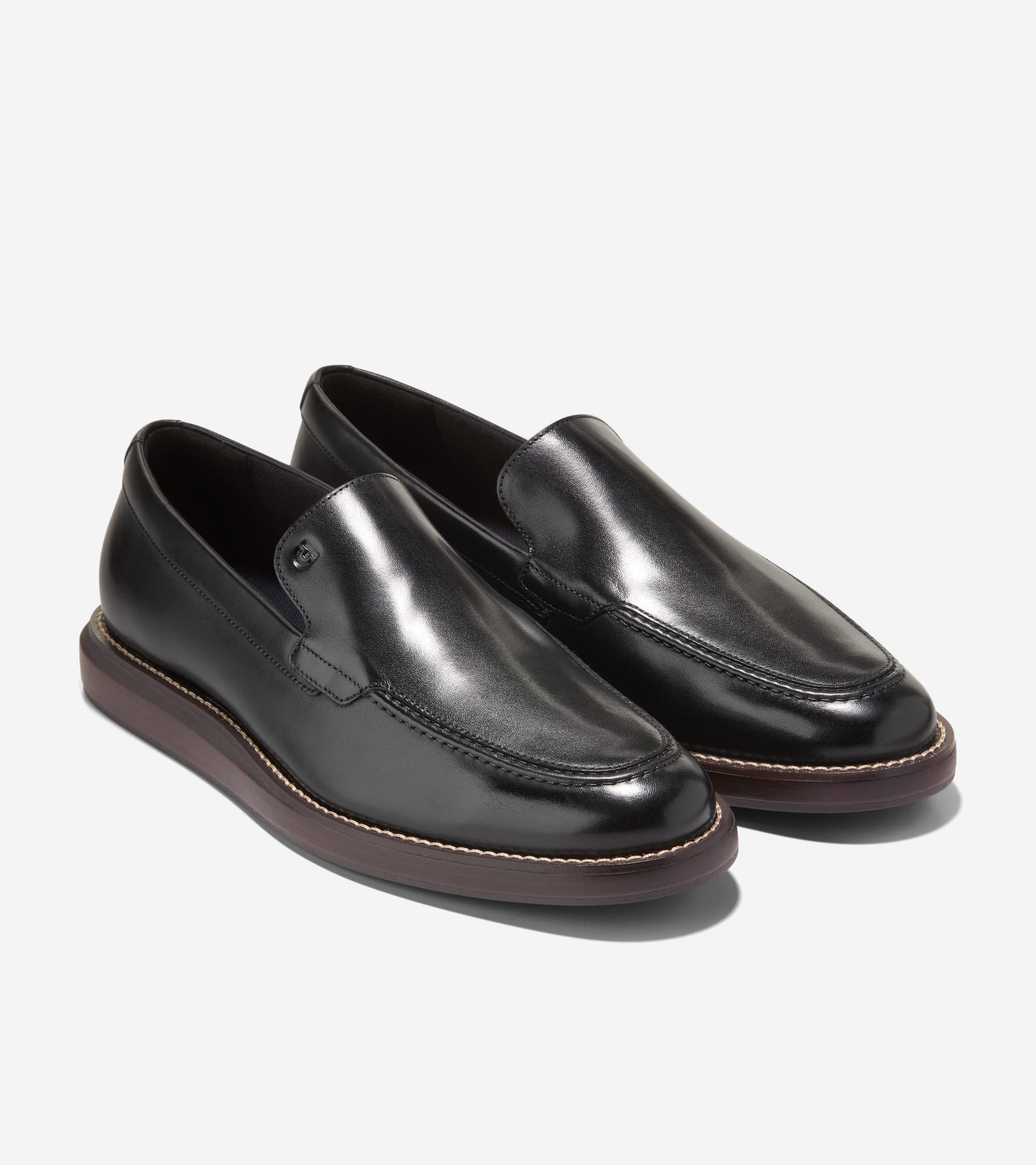 Men's Grand Neoclassic Venetian Loafers in Black | Cole Haan