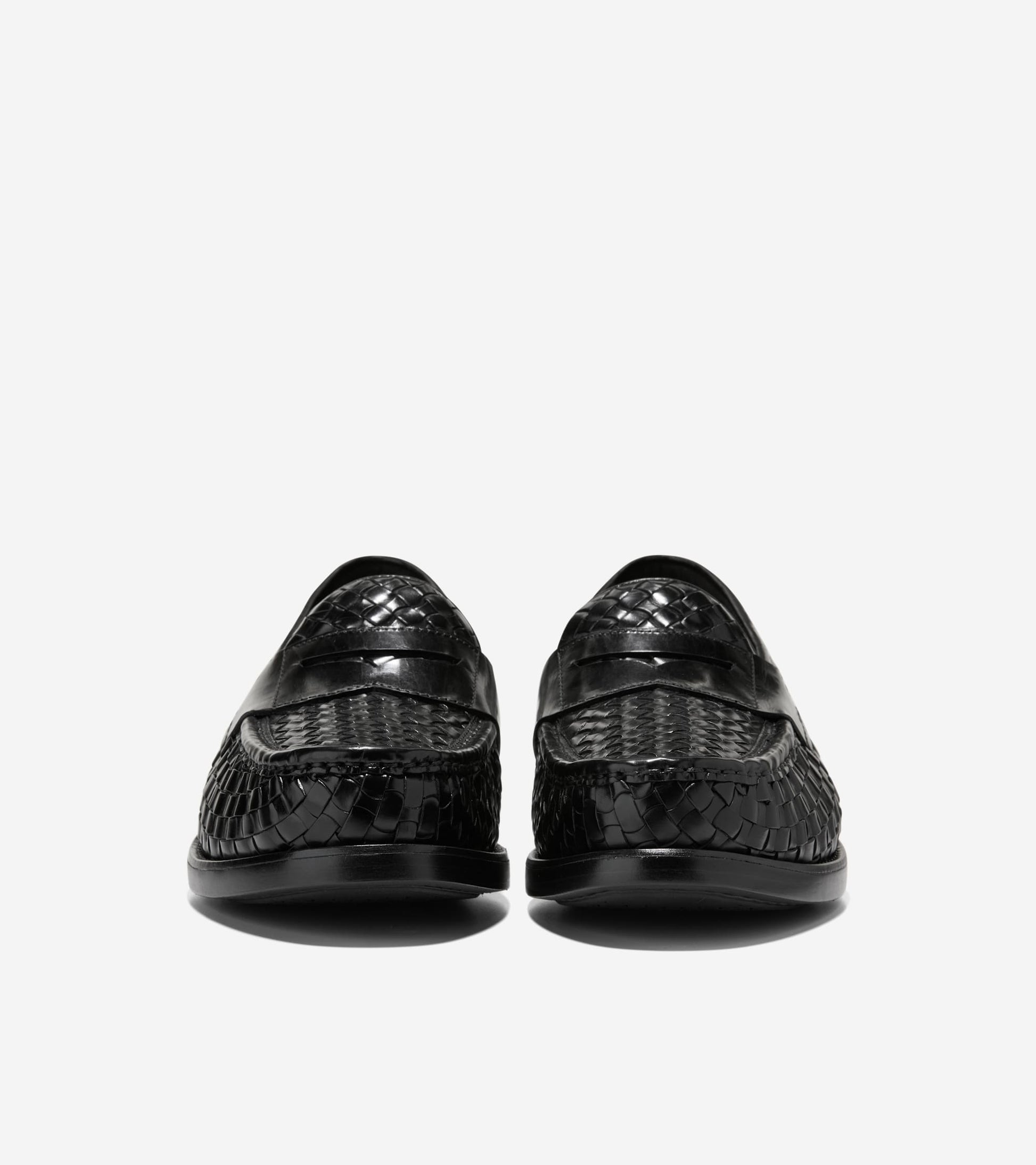 Men's Pinch Penny Woven Flexcraft Loafers in Black | Cole Haan
