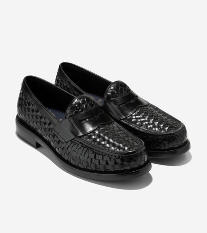 Men's Pinch Penny Woven Flexcraft Loafers in Black | Cole Haan