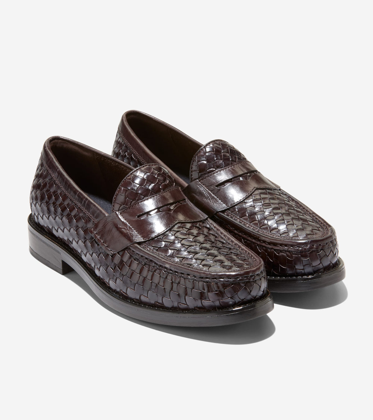 Men's Pinch Penny Woven Flexcraft Loafers in Brown | Cole Haan