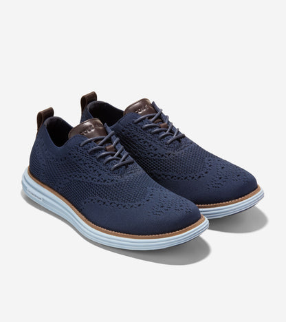 Men's ØriginalGrand Remastered Stitchlite™ Oxfords in Blue | Cole Haan