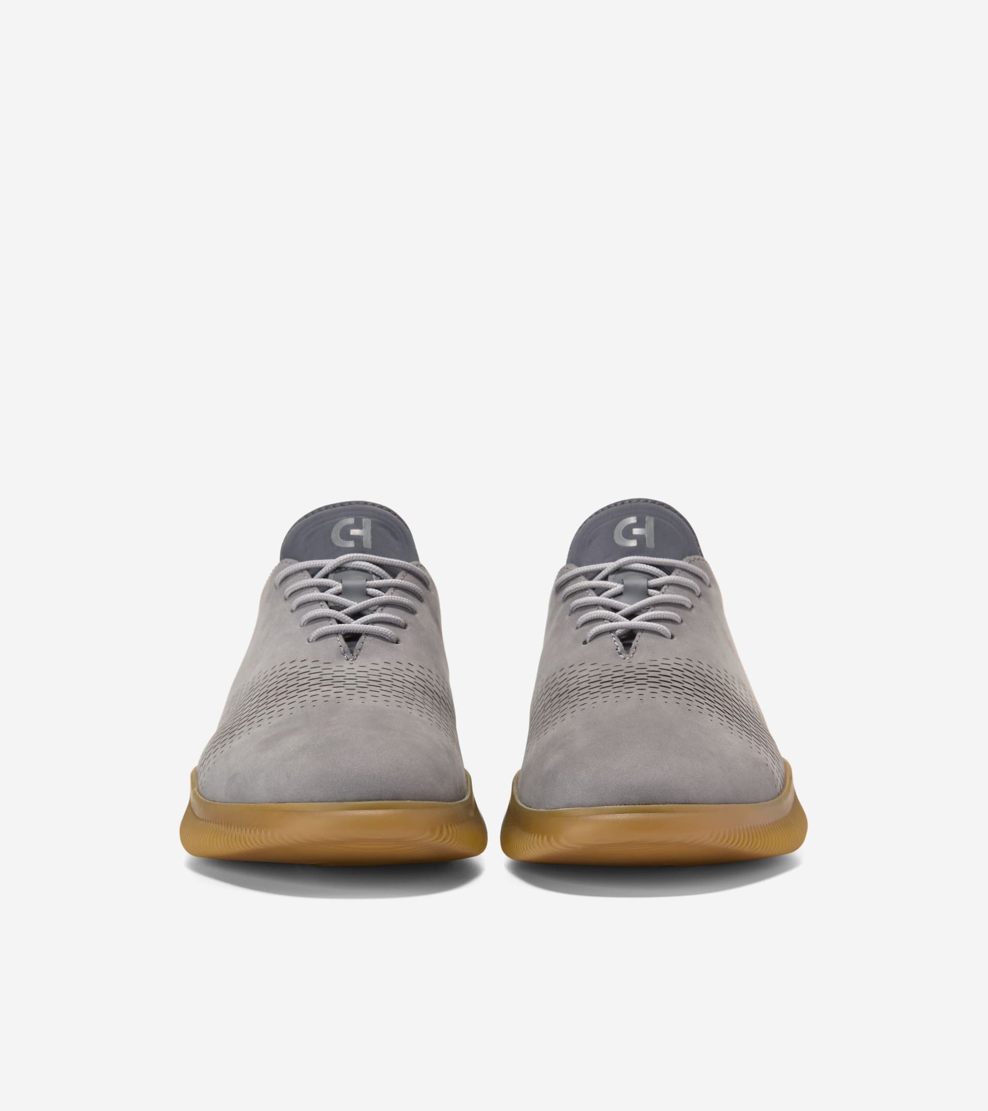 Men's 6.ZERØGRAND Laser Quick-On Oxfords in Grey | Cole Haan