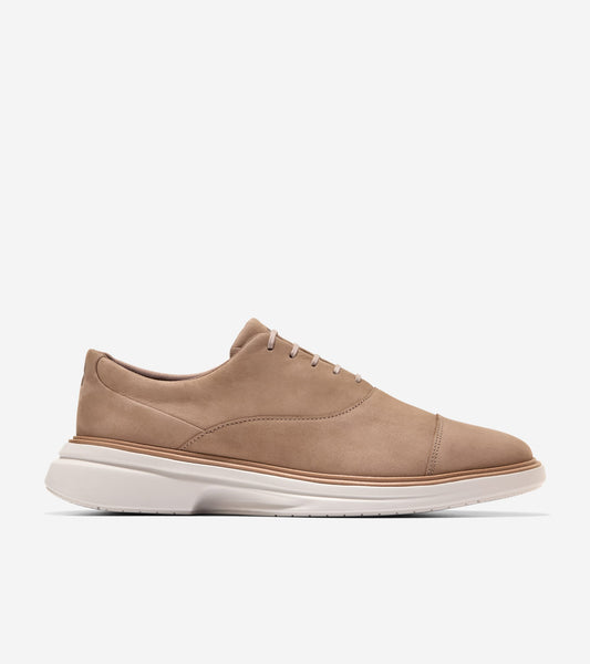 Men's ØriginalGrand CitySpectre Cap Toe Oxfords in Beige | Cole Haan