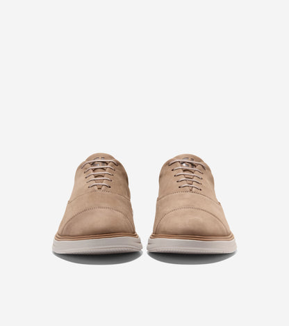 Men's ØriginalGrand CitySpectre Cap Toe Oxfords in Beige | Cole Haan