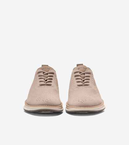 Men's ØriginalGrand Energyweave Stitchlite™ Wingtip Oxfords in Beige | Cole Haan