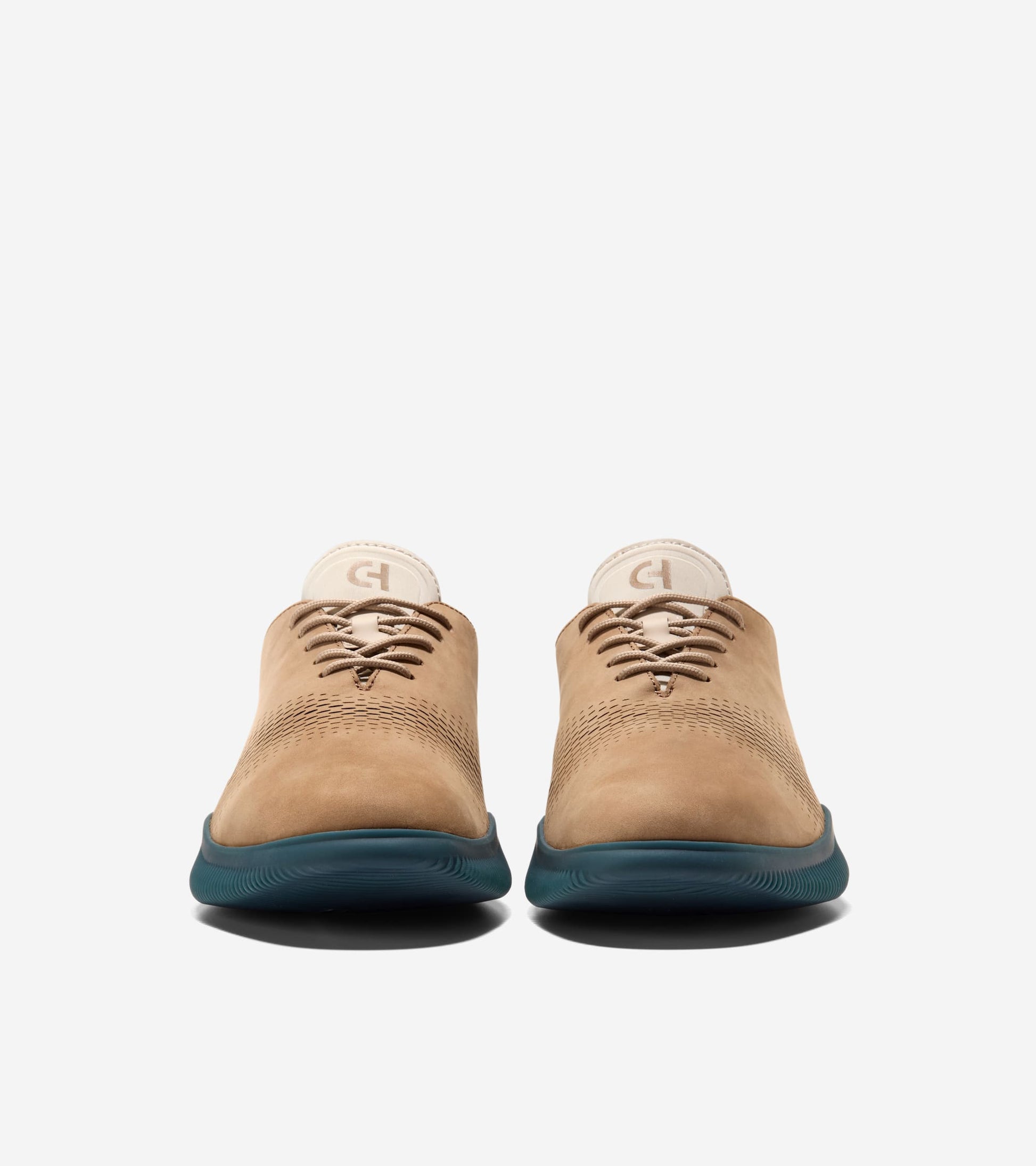 Men's 6.ZERØGRAND Laser Quick-On Oxfords in Beige | Cole Haan