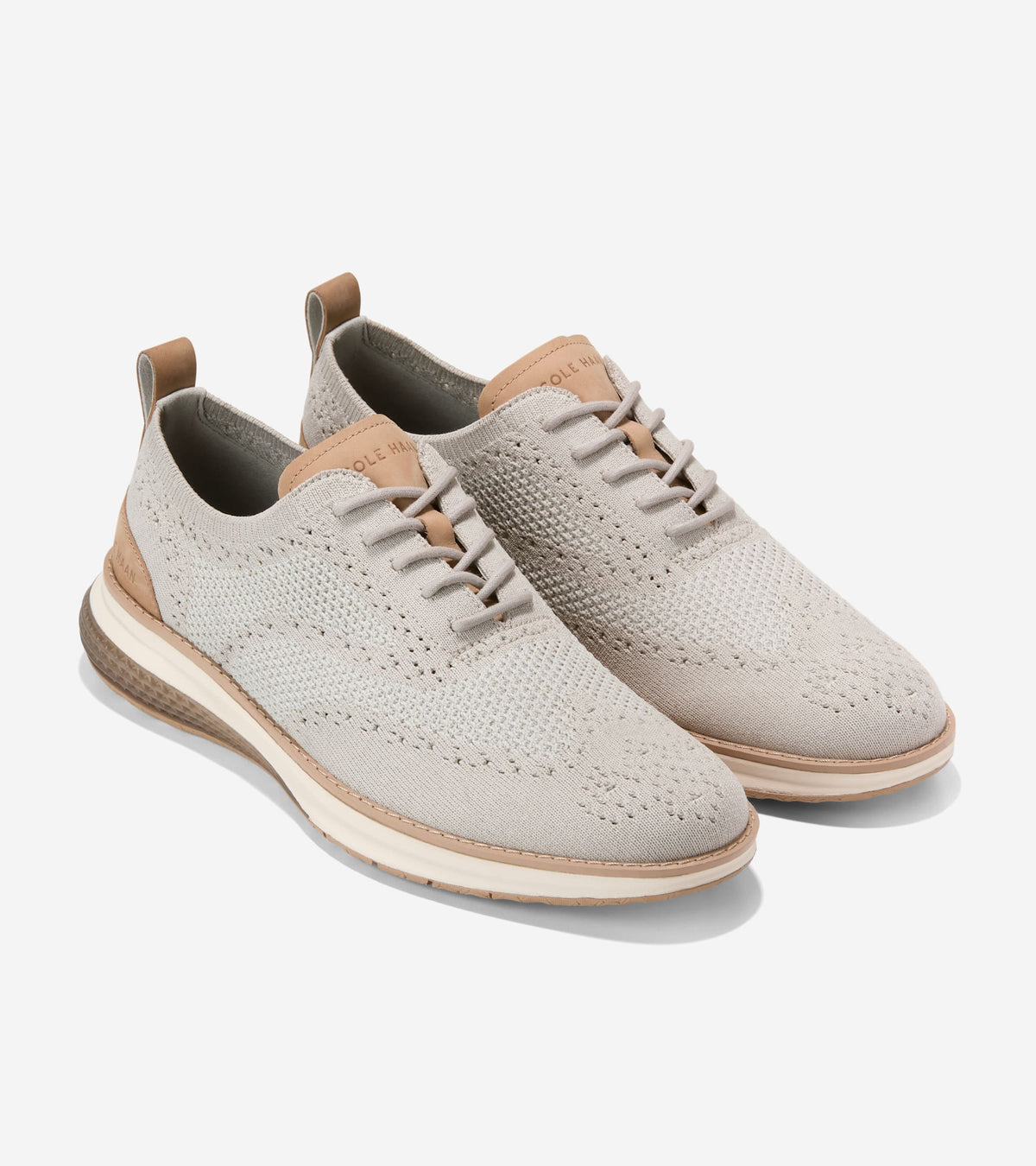 Men's ØriginalGrand Energyweave Stitchlite™ Wingtip Oxfords in Grey | Cole Haan