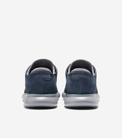 Men's 2.ZERØGRAND Laser Wingtip Oxfords in Blue | Cole Haan