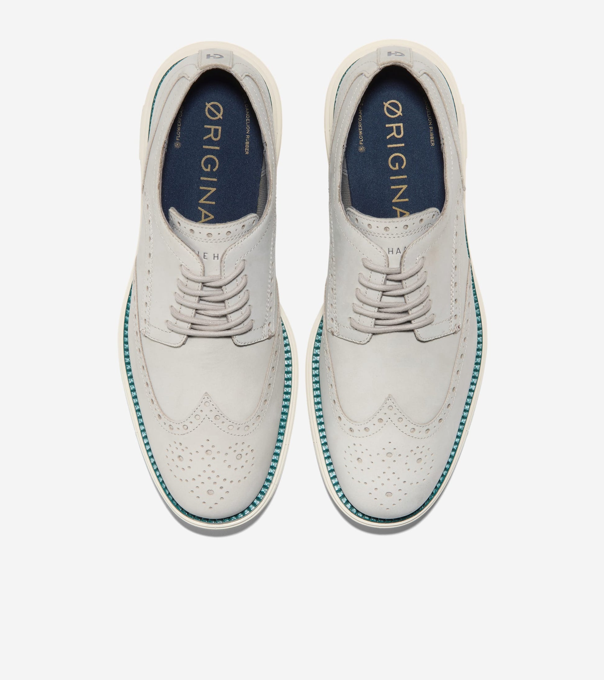 Men's ØriginalGrand Remastered Wingtip Oxfords in Grey | Cole Haan