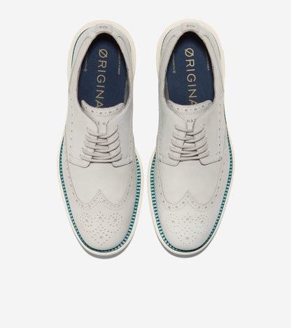 Men's ØriginalGrand Remastered Wingtip Oxfords in Grey | Cole Haan